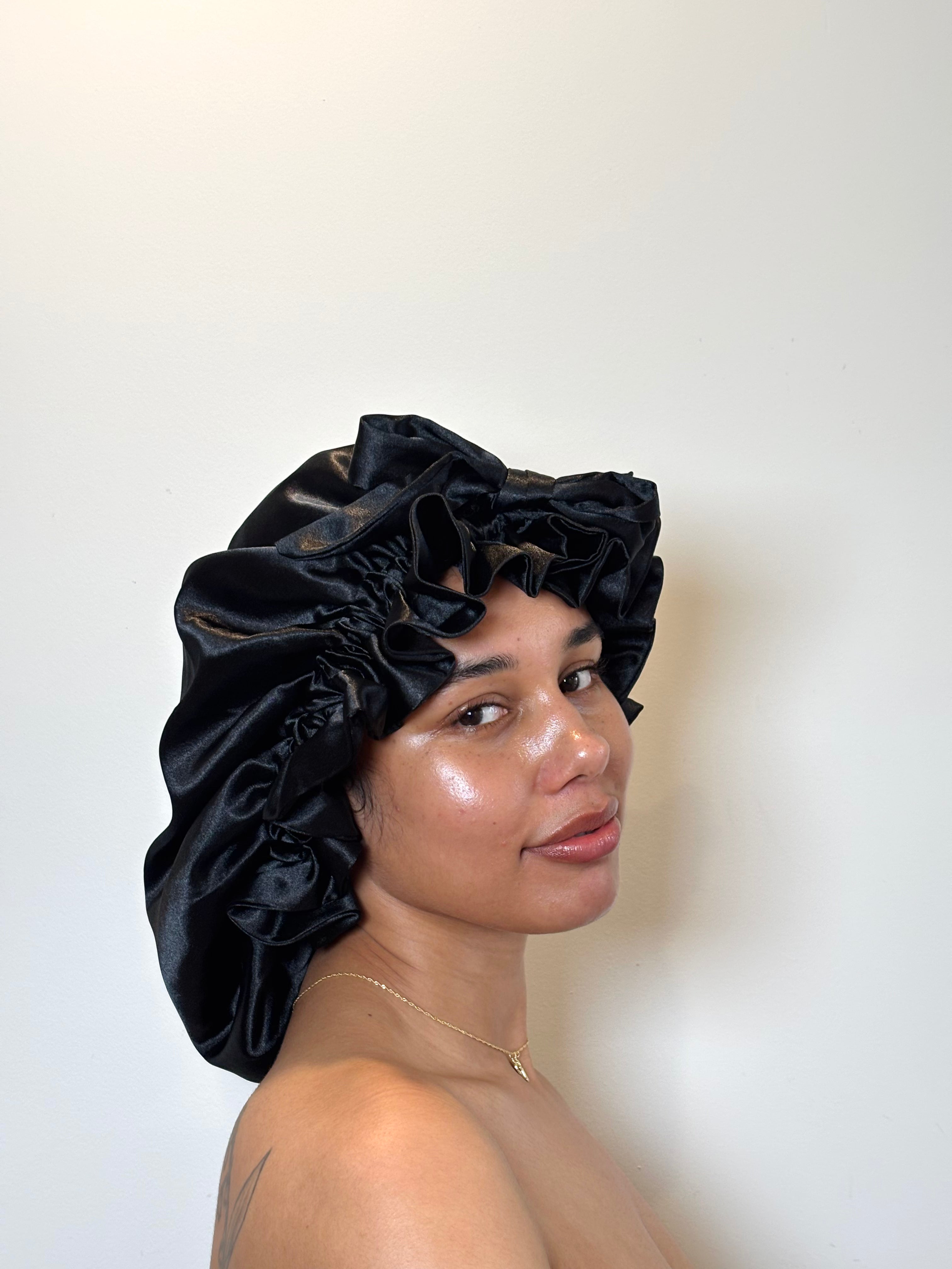 Blue wig